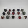 Antique Lot of 15 Bohemian Brass Rings  Assorted Ethnic & Tribal Designs Image 7