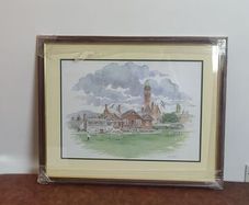 Kieran Doyle OBrien artwork of Leinster Cricket Club