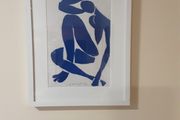 Henri Matisse blue nude framed lithograph