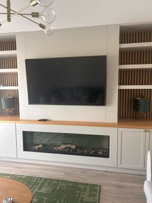65" Tv with wall mounted bracket