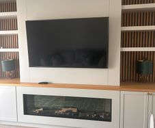 65" Tv with wall mounted bracket