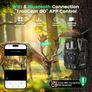 MAXDONE Solar WiFi Wildlife Camera 4K 64MP with Night Vision Motion Activated Image 2