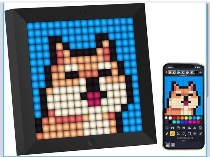 Digital Pixel Art Frame