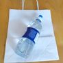 Lot 20 pcs lot Plain white eco-friendly paper kraft shopping carrier bags very good quality 100gr 24cm x 31cm x 11cm with handles Image 2