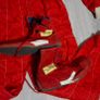 Vintage Red Racing Suit and Shoes Image 7