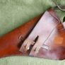 Vintage Original British WWI Officer Pattern 1914 Open Top Revolver Holster Image 3