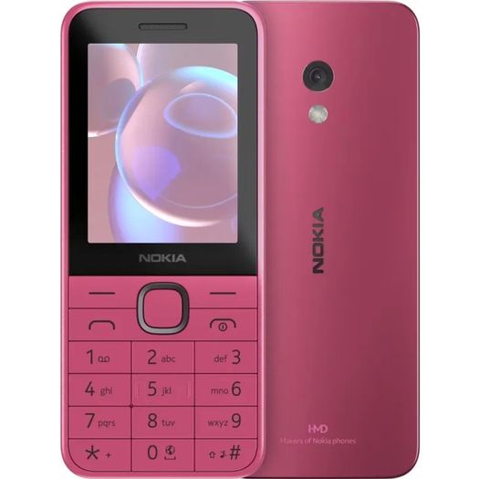 Nokia 225 TA-1610 2.4" 4G Dual Sim  Unlocked Pink Mobile Phone/ Used