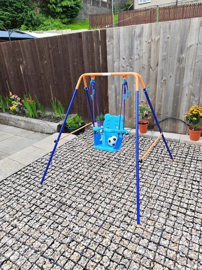 Folding Baby Swing Set Toddler Swing