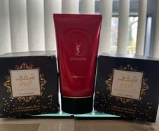 Premium Beauty Bundle: YSL Or Rouge Cleanser & Mukhammaria Hair & Body