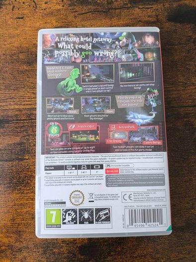Luigis Mansion 3 Nintendo Switch