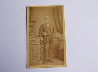 CDV Circa 1880s Lauder Bros Bearded Man Dublin Ireland