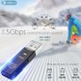 2-in-1 USB 3.0 & 2.0 Card Reader 5Gbps Free inspection Image 4