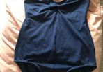 Navy Ballet leotard and skirt