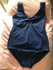 Navy Ballet leotard and skirt
