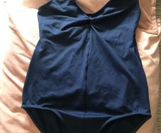 Navy Ballet leotard and skirt