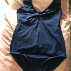 Navy Ballet leotard and skirt