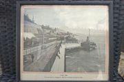 Old framed picture of Cobh (c1900)