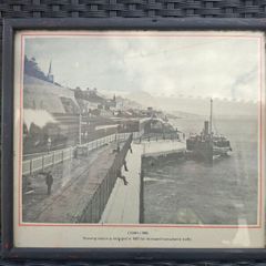 Old framed picture of Cobh (c1900)