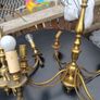 Vintage Brass Chandelier / Image 3