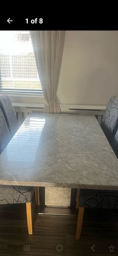 marble table