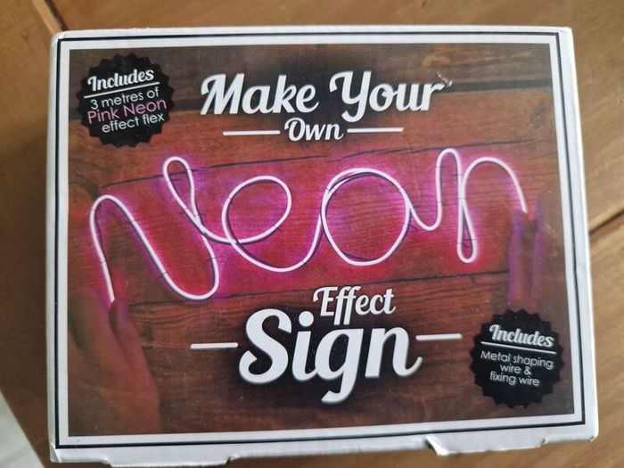 Neon sign