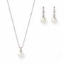 Retro Tulip Scarf, Pearl Drop Pendant & Earrings Set, & Black Gem Rings Image 5