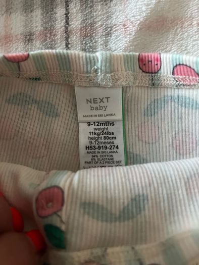 Girls new leggings 9/12 mths
