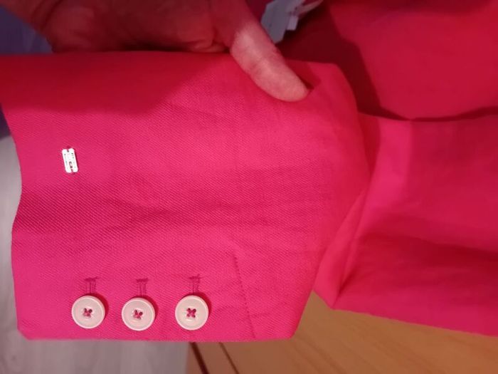 Tommy Hilfiger - Blazer - Pink - Linen Cotton - Fits UK 10 to 12 - BNWT RRP 300