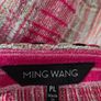 Like new. Ming Wang Petite Large (PL) Pink and cream blazer with braided trim. Image 4