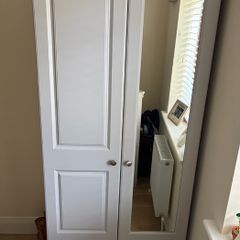 Matching wardrobe and chest of drawers