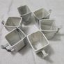 Stylish Modern Porcelain China Square 55 Piece Dinner Set, Marble Grey, Dinnerware, Dinner Party Set. Plates, Cups Mugs Bowls Egg Cups Image 6
