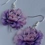 Morning Lilac Peony Earrings Image 5