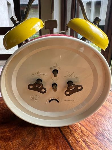 vintage Walt Disney Mickey Mouse alarm clock