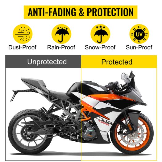 BRAND NEW Waterproof Motorcycle Cover Universal Outdoor Oxford Fabric All Weather Protection Moto Bike Case Motorcycle Accessories