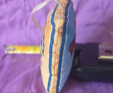 Dog hanging fabric ornament