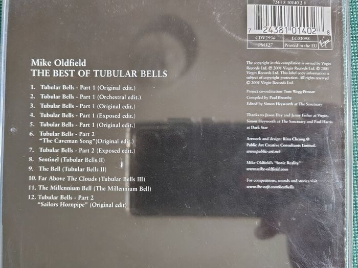 Mike Oldfield - The Best Of Tubular Bells CD (2001) Compilation Ambient Prog Rock EX+