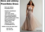 Dave And Johnny By Laura Ryner Backless Sequined Debs/prom/evening Dress In Champagne