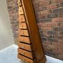 Unique Solid Hardwood Pyramid Chest of Drawers Image 4