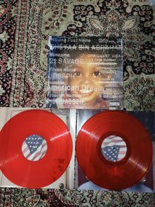 21 Savage:American Dream 2 LP Limited Edition, Red Translucent