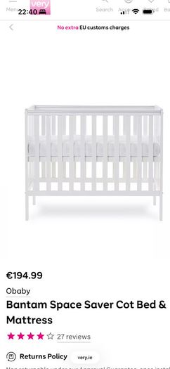 Baby cot