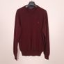 Polo Ralph Lauren Burgundy Wine Red Merino Wool Crewneck Jumper Size XL Image 2