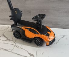 Lamborghini car 2-in 1 push along ride on