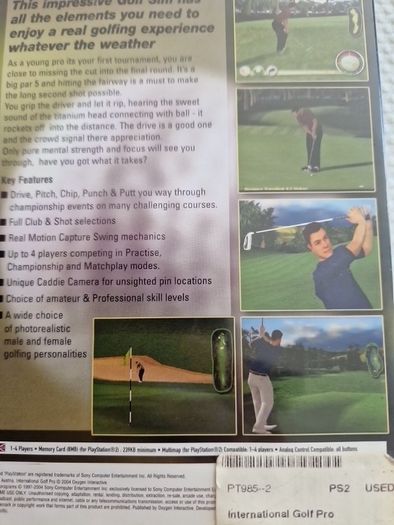 International Golf Pro PlayStation 2 Ps2 Games Original