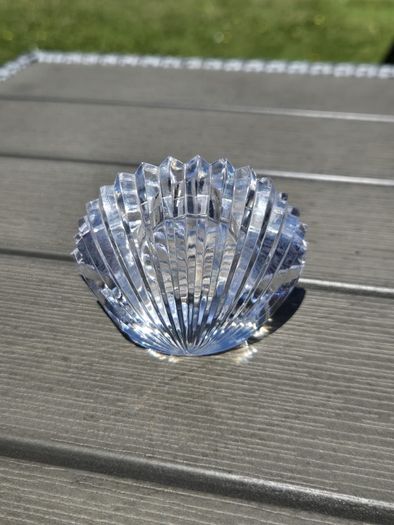 Vintage Waterford Crystal Small Shell Clock