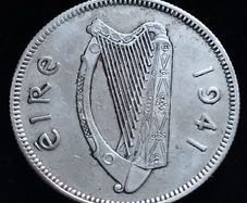 #995 - Ireland - 1941 - Shilling - Silver - KM.14