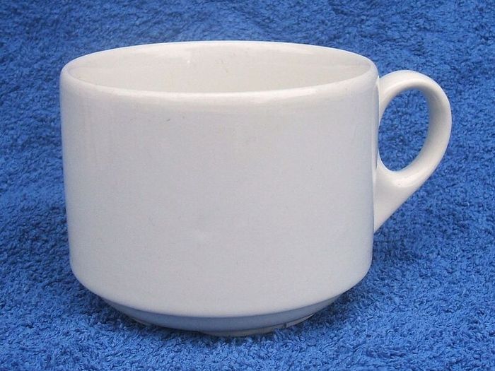 Irish Army (Oglaigh na hEireann) - an ex-army cup made by Carrigaline Pottery of County Cork