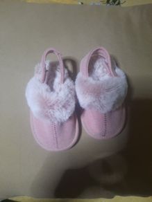 pink baby slippers from next
