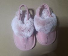 pink baby slippers from next