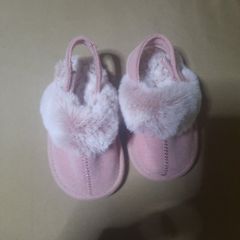 pink baby slippers from next