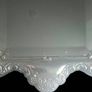 Ari D Norman Large Sterling Silver Table mirror, Georgian style. 983 grams. Image 5